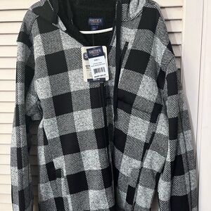 Smith's Black and Gray Checkered Jacket